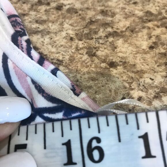 Nina Leonard Maxi Dress Medium Purple and White Floral - Picture 6 of 10